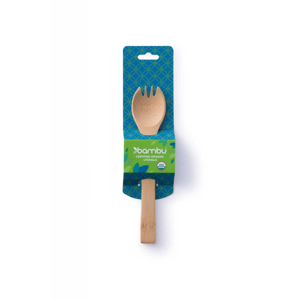 Large Spork with handle from bambu.