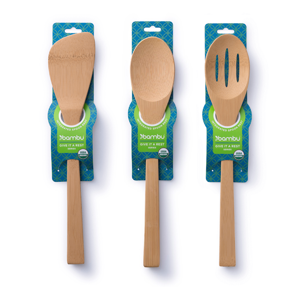 A set of Give it a Rest Tools are shown in FSC packaging.