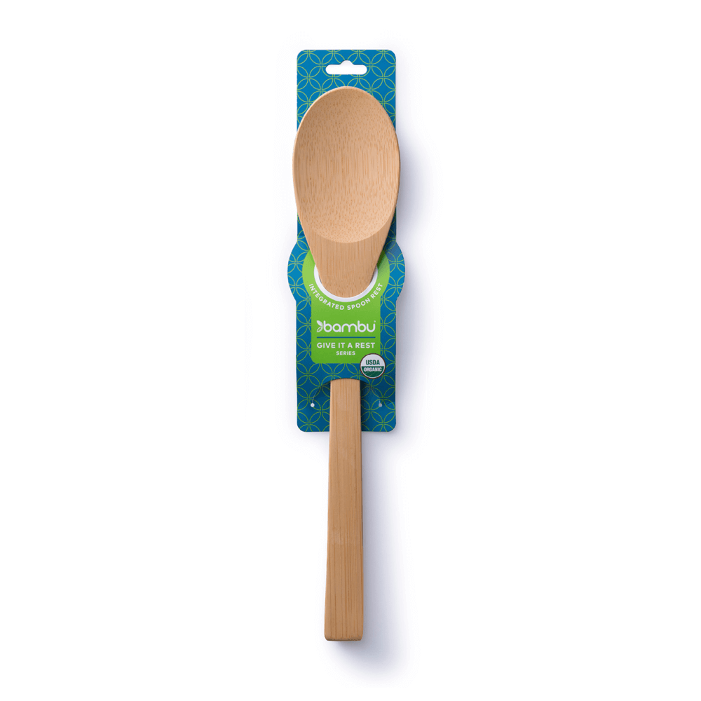 A Give it a Rest Spoon is shown in FSC certified packaging.