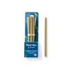 Reusable Bamboo Straws, Original Green, set of 6