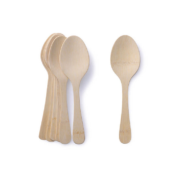 Ecofriendly Wooden Spoon Children Tableware Mini Bamboo Scoop
