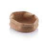 10 inch diameted cork fabric bowl with foldable edges - bambu
